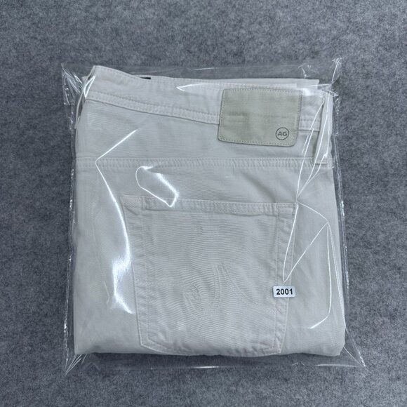 AG Adriano Goldschmied Jeans The Graduate Men's 38x32, White Denim Tailored Leg - Picture 16 of 16